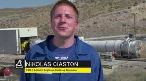 Northrop Grumman Engineer Discusses Flight Support Booster Test